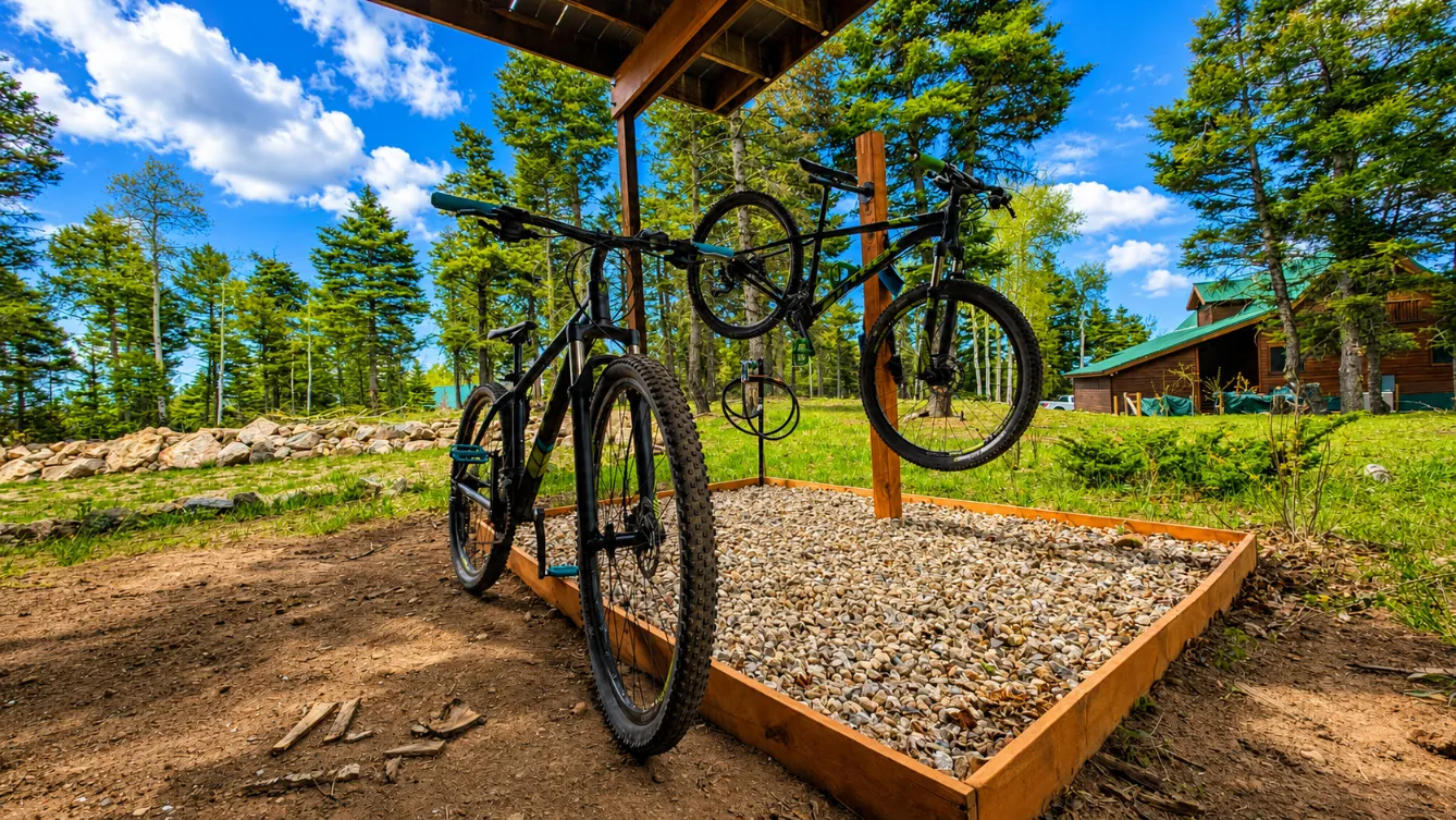 Bike wash station